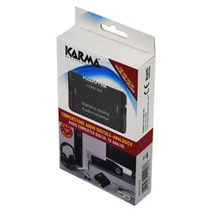 Convertidor de Audio Digital a Analógico CONV 3DA Negro con Conector para Auriculares, Divisor y Convertidor de Audio - Product Image 2