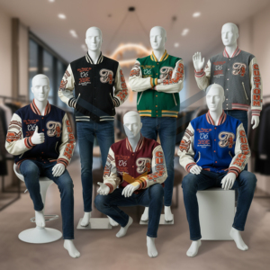 OEM ODM Toàn Bộ Bán Chenille Thêu Logo Mùa Đông Len Varsity Áo Khoác Tùy Chỉnh Cao Đẳng Bóng Chày Áo Khoác Cho Nam Giới - Product Image 1