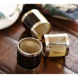 Mother of Pearl Metal <b>Silver</b> <b>Napkin</b> Rings for Home Wedding Dinner Party Table Decorations Round <b>Napkin</b> Holders - Product Image 3