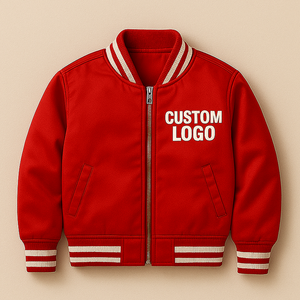 Chaqueta de bombardero personalizada al por mayor chaquetas de moda Streetwear de alta calidad con bordado e impresión para hombres y mujeres - Product Image 1