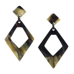 Boucles d'oreilles en corne polies à la main avec une brillance naturelle, fabricant et fournisseur d'Inde, pour les événements de fête et de mode - Product Image 1