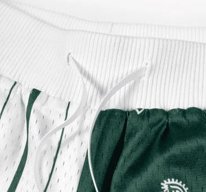 Short d'été en maille de coton avec logo personnalisé pour hommes, double couche, style cargo de créateur, décontracté, écologique, couleur, imprimé par sublimation - Product Image 3