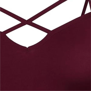 Sujetador Deportivo para Mujer, Sin Costuras, con Tirantes Cruzados Delanteros, Ligero, Transpirable, para Yoga, Gimnasio, Entrenamiento, Talla y Color Personalizables - Product Image 6