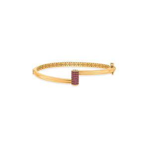 กำไลข้อมือแฟชั่น ทองคำประดับอัญมณี - Product Image 3