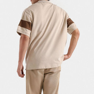 เสื้อโปโลลายทางคลาสสิกสไตล์เรโทร ปี 2026 สำหรับผู้ชาย ทรงโอเวอร์ไซส์ ผ้าคอตตอน 100% หนานุ่ม คุณภาพสูง สตรีทแวร์ - Product Image 4