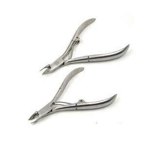 Professional Stainless Steel Dual Spring Nail Nipper – Curved Blade <b>Cuticle</b> <b>Trimmer</b> for Salon Manicure - Product Image 4