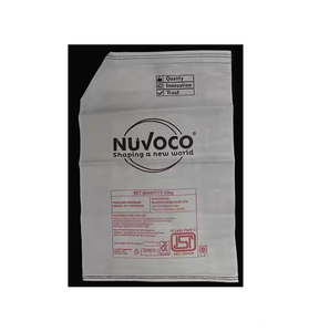 Sacs à valve en polypropylène à fermeture automatique idéaux pour les emballages en ciment de 20kg à 50kg sacs vides tissés en PP pour usage industriel - Product Image 1