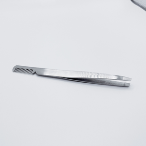 Peigne à sourcils à pointe inclinée de la meilleure qualité, finition terne - Product Image 5