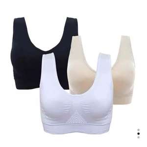 Soutien-gorge doux et extensible pour femme | tissu sans couture à séchage rapide pour le fitness, le yoga et l'extérieur - Product Image 2