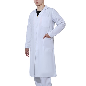 Blouse de laboratoire de gommage médical blanche de qualité supérieure dernière vente en gros sur mesure de haute qualité à manches longues manteau d'hôpital professionnel - Product Image 6