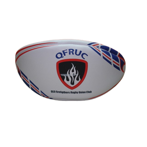 Pelota de rugby profesional tamaño 5 DE PU de calidad superior con logotipo personalizado entrenamiento al aire libre material de goma de uso oficial - Product Image 1