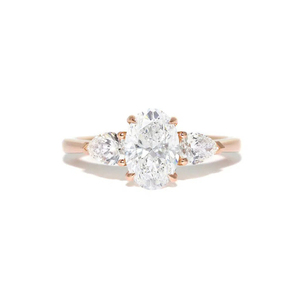 Anillo de boda de Plata de Ley 925 para mujer, circonita cúbica, piedra de corte ovalado, joyería de plata fina, directo de fábrica para ocasiones de fiesta - Product Image 1
