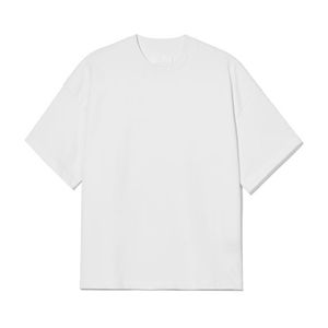 Qualité supérieure décontracté surdimensionné O cou T-Shirt goutte épaule 240GSM 100% coton T-Shirt Boxy Fit poids lourd vierge t-shirts - Product Image 3