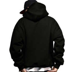 Sweat à capuche personnalisé 6XL en molleton épais 100% coton 320/370 g/m² imprimé 3D en relief pour homme, streetwear hiver personnalisé - Product Image 4