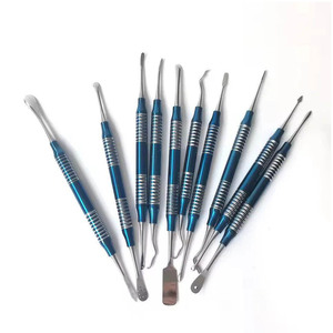 Kit de 6 Piezas de Instrumentos para Rellenos Dentales de Composite con Puntas Recubiertas de Titanio Azul - Product Image 4