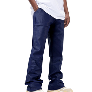 กางเกงหนังสำหรับผู้ชายกางเกงหนังสำหรับผู้ใหญ่กางเกงหนังโลโก้ออกแบบได้ตามต้องการ - Product Image 5