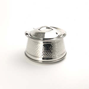 Casserole isotherme en acier inoxydable de haute qualité, design texturé, durable, avec couvercle pour la maison, les hôtels et les restaurants - Product Image 2