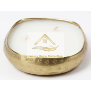 Bol de service personnalisé en acier inoxydable couleur argent avec base de couleur or ou support de vaisselle de fournisseur indien - Product Image 5
