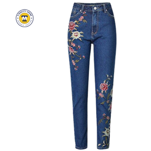 กางเกงยีนส์ผู้ชายคุณภาพสูง ผ้าแคนวาส 100% ปักลาย ปรับแต่งได้ น้ำหนักเบา ทรงตรงปานกลาง สไตล์ทางการ แห้งเร็ว ระบายอากาศได้ดี - Product Image 1