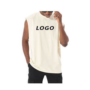 Hommes déchiré Gym débardeur en détresse Stringer gilet sans manches chemise d'entraînement léger élégant vêtements de sport - Product Image 2