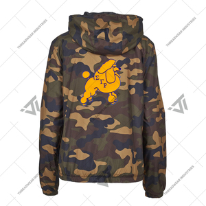 Sigma personnalisé Gamma Rho sororité 1922 brodé Camouflage coupe-vent veste Shell veste grec attirail - Product Image 2