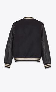 Chaquetas universitarias para hombre con logotipo personalizado de primera calidad, abrigo de invierno de lana 100%, chaqueta de béisbol universitaria para hombre, envío DDP - Product Image 5