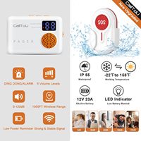 Appel sans fil Daytech avec affichage numérique, rappel de faible consommation, portée de 1000 pieds, bouton d'appel pour les personnes âgées, surveillance par vibration