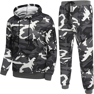 Conjunto Deportivo Informal de Algodón para Hombre, Ropa Deportiva de Invierno, Chándal Transpirable, Pantalones Deportivos, Ropa de Fitness - Product Image 3