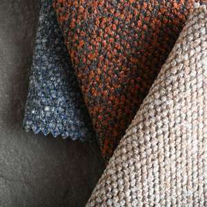 Tissu d'ameublement en polyester de haute qualité, texture velours, tissu de canapé en polyester doux, tissage jacquard brodé de poids moyen - Product Image 6