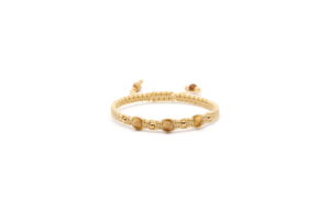 Pulsera de Bolas Unisex de Moda Premium, Cuarzo y Gemas de 6mm, Baño IP de 4mm, Acero Inoxidable 316L, Dije de Avispón, Venta al Por Mayor - Product Image 5
