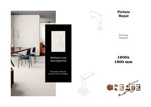 Carreaux de porcelaine décoratifs 1200x1800 sculptés Carreaux de sol muraux grand format GVT Premium Stylish Durable Modern Export Collection - Product Image 4