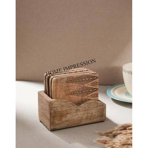 Merveilleux design fait à la main décoration de table tasses à thé et à café sous-verres meilleurs sous-verres de cuisine en bois de forme carrée de qualité supérieure - Product Image 1