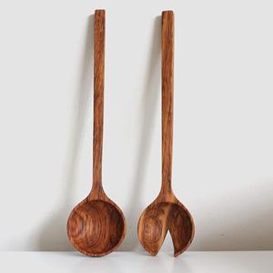Great quality wood <b>salad</b> serving spoons kitchen gadgets <b>wooden</b> <b>server</b> for pasta <b>salads</b> noodles - Product Image 2