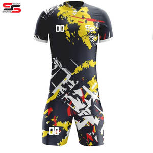 Conjuntos de uniformes de fútbol con logotipo personalizado, ropa deportiva, camiseta de fútbol en blanco, camiseta de entrenamiento de equipo, kits de fútbol, conjunto completo de fútbol - Product Image 5