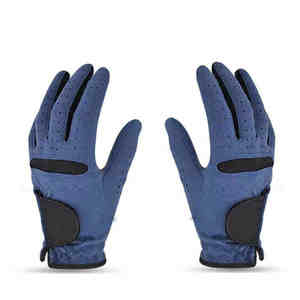 Guantes de Golf de Cuero Cabretta de Color Azul Puro Hechos a Medida de Alta Calidad, Transpirables y Antideslizantes - Product Image 5