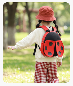 Sac à dos NOHOO Coccinelle 3D pour enfants, <span class=keywords><strong>cartable</strong></span> de maternelle pour garçons et filles, motif dessin animé - Product Image 1