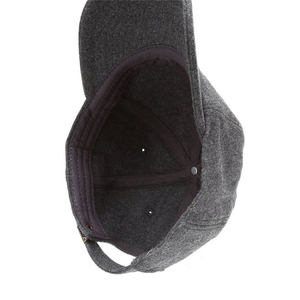 Unisex 6-Panel Baseball Cap Adjustable Magnetic Closure Solid Gray Cotton Yarn Casual <b>Hat</b> <b>for</b> Adults - Product Image 1