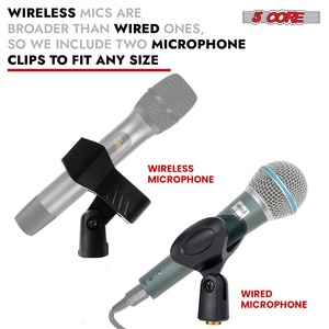 Support de microphone à 5 poteaux, réglable en hauteur sur 3 niveaux (24-67 pouces), avec base ronde robuste, pour microphones de sol - Product Image 6