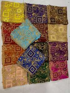 Pañuelo para la Cabeza de Seda George con Cuentas, Estilo Nuevo 2021, Todos los Colores, Tela India George, Ropa Africana para Adultos, Moda - Product Image 4