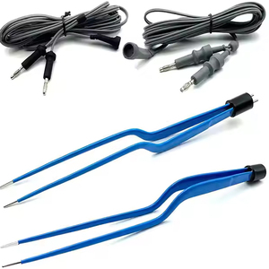 Pinzas monopolares de silicona autoclavables Cable Banana cabeza redonda Cable de coagulación tipo IEC europeo para unidad - Product Image 3