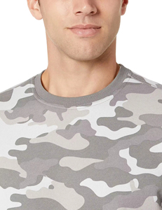 Sudaderas de Forro Polar Extra Grandes a la Moda para Hombre, Personalizadas, 55% Algodón, 45% Poliéster, Camisetas con Estampado de Camuflaje para Invierno - Product Image 3