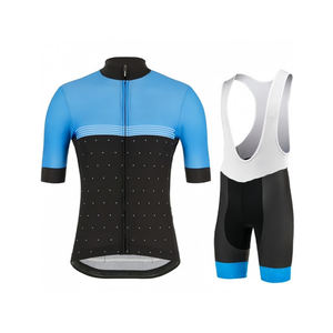 Ensemble de maillots de cyclisme à séchage rapide pour hommes Design personnalisé Combinaison de cyclisme à manches courtes Vêtements de cyclisme Uniforme de sport - Product Image 6