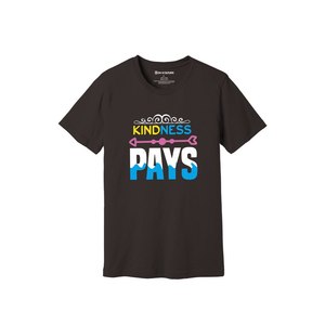 Kindness Themes Print 100%cotton Fabric T-shirt 160-180 to Heavy GSM 12 Color Available Customized Your Own Design & Placement - Product Image 5
