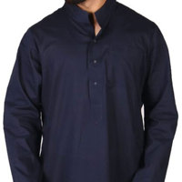 Sudadera con Capucha para Hombre, Estilo Deportivo, Tallas Grandes, Invierno, Informal, Ligera, Transpirable, de Poliéster, con Cuello Alto y Adornos, Estilo Thobe Musulmán, Manga Larga