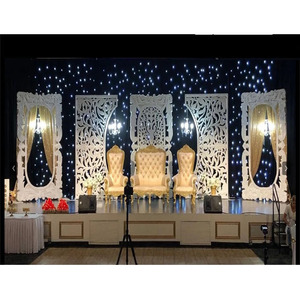 Decoración de escenario de compromiso para eventos de boda, escenario de FRP blanco para eventos de boda, geniales, de Reino Unido, para eventos de boda - Product Image 1