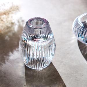 Portavelas artístico, soporte votivo de pilar de linterna único, decoración elegante de mesa para iluminación romántica para el hogar - Product Image 1