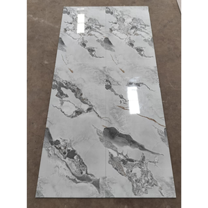 Carreaux de sol en porcelaine émaillée polie 600X1200MM Intérieurs de vie de luxe à haute brillance Carreaux de sol muraux au design moderne pour les chambres - Product Image 4