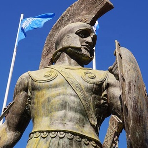 Statues d'armure de chevalier en bronze et laiton, art métallique antique grandeur nature, soldat romain - Product Image 3