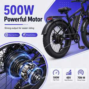 Vélo électrique LUDIE EBIKE à pneus larges de 26 pouces - Product Image 3