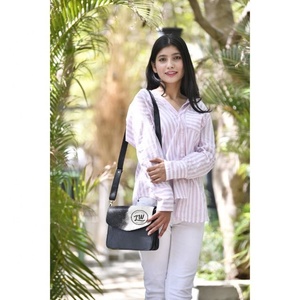 Women's Lightweight Sling <b>Shoulder</b> Bag Genuine Leather Hair-On Feature Zip Closure Single <b>Strap</b> Bohemian Style Spring/Summer - Product Image 1